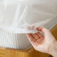 Hotel supplies disposable set bedsheet protector anti-dust duvet cover pillowcase sleeping bag disposable bed sheet four-piece set