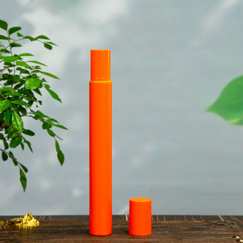 新款塑料线香筒圆管30克装21厘米线香塑料管素版空香管可印刷|undefined