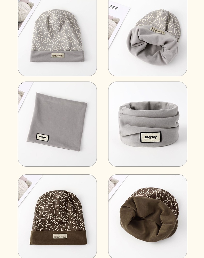 Men's Hat Children's Autumn and Winter Warm Hat Neck 2023 New Big Headband Thickened Warm Ear Protection Cold Hat Mask_voghion.com