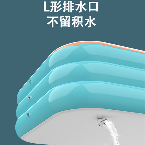 Inflatable swimming pool for infants and toddlers, rectangular pool, children's home use, portable, large size, for adults and children to bathe