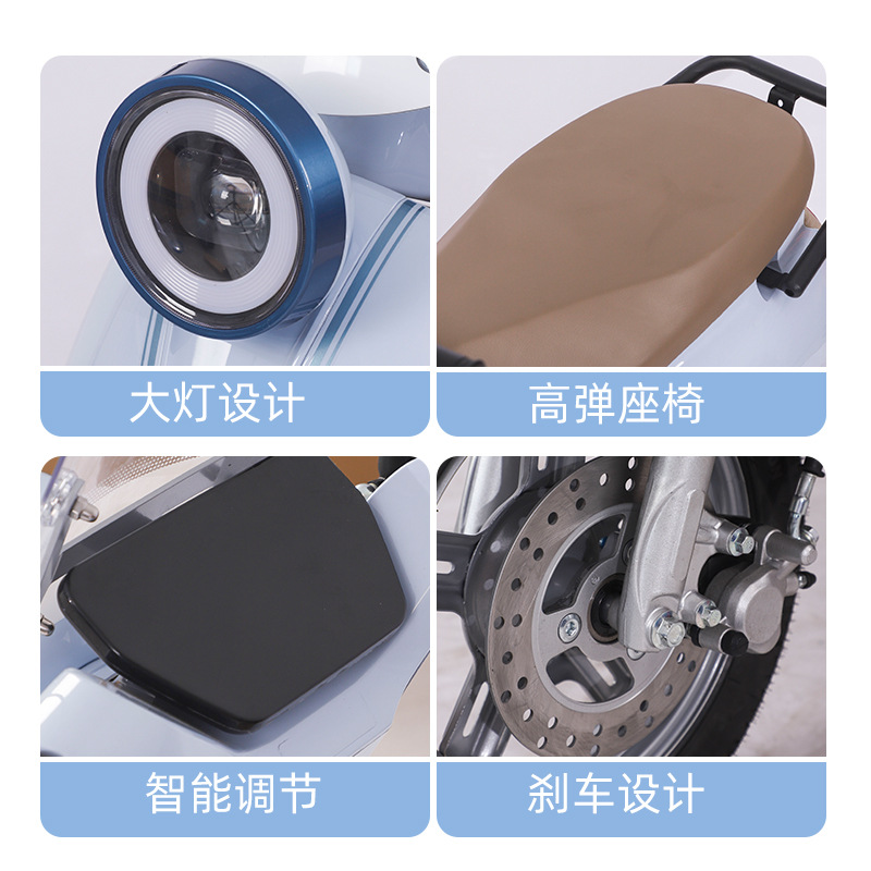 wow pedal de dos ruedas personalizado motocicleta eléctrica ligera de larga duración comercio exterior coche eléctrico bicicleta coche de batería
