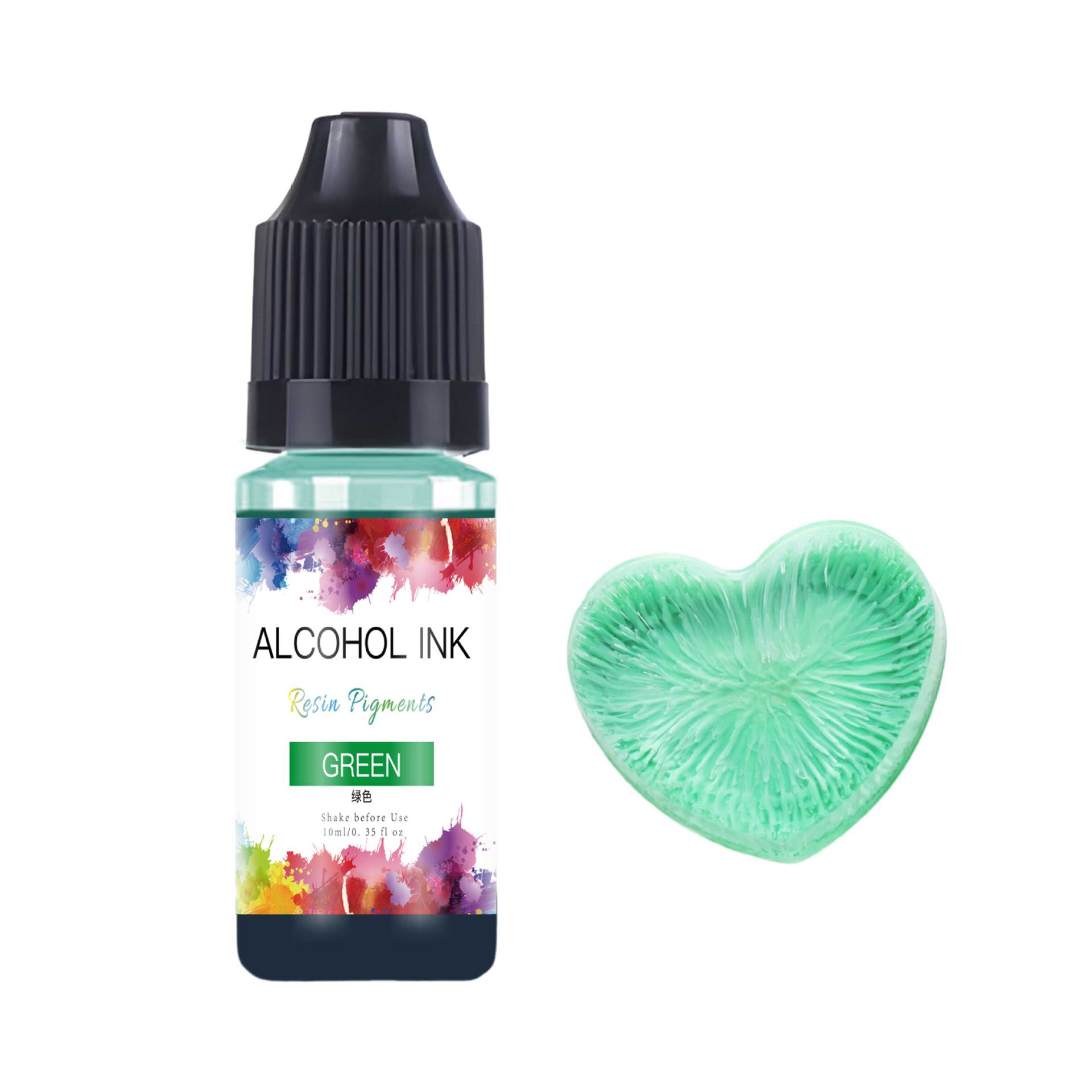 Cross border Amazon 26 color crystal drop glue diffusion gold silver precision 3D blending fluid pig