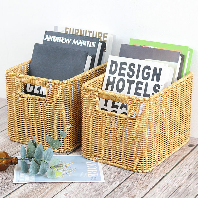 New Model Direct Manufacturer Sales Handmade Creative Wicker Weaving Home Daily Use Miscellaneous Storage Basket Handmade Wicker Storage Basket