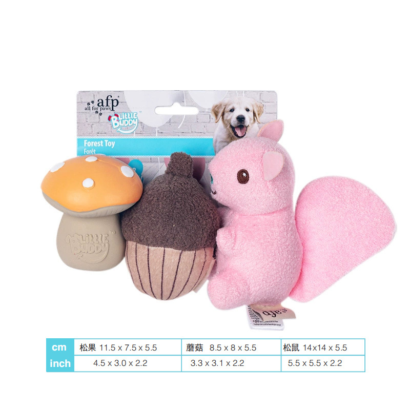 버섯+솔방울+다람쥐