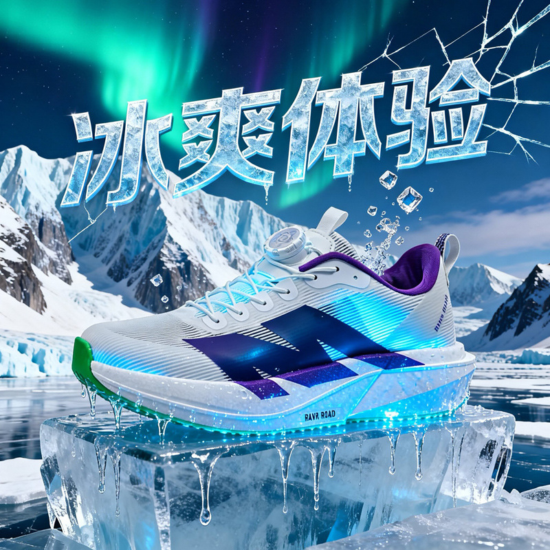 Breathable running sneakers
