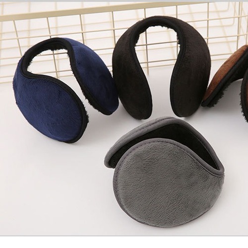 Winter and Autumn Fleece-lined Thick Plush Ear Muffs for Men and Women, Large Crystal Fleece Ear Protectors, Warm Ears Winter Warm-up Riding