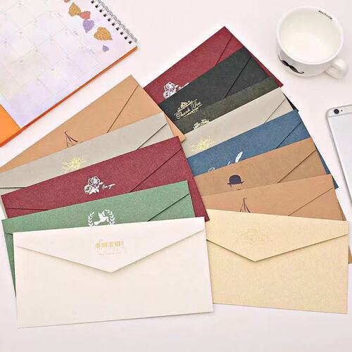 Retro bronzing European simple Western-style invitations greeting cards high-end invitations creative romantic love letters letterhead wholesale