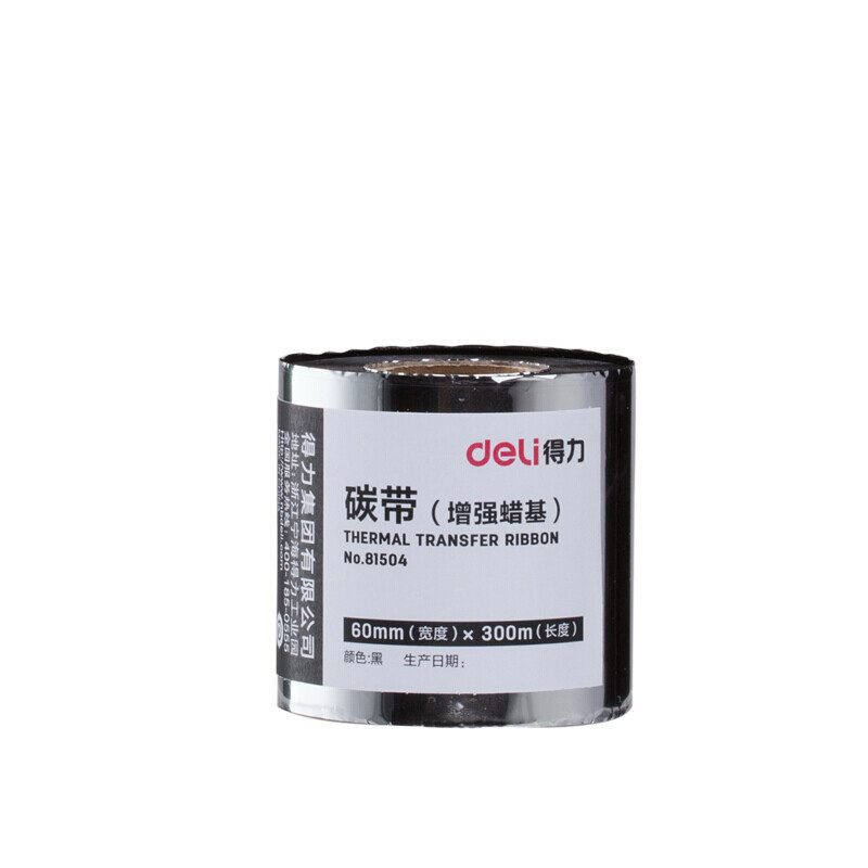 Deli 81504 cinta a base de cera 60mm * 300m
