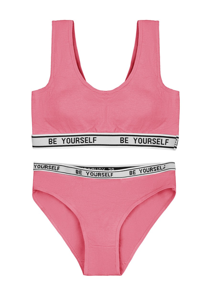 Ropa interior para niñas período de desarrollo de algodón sujetador para niñas chaleco sin anillo de acero sujetador para estudiantes de secundaria para niñas sujetador para niñas al por mayor