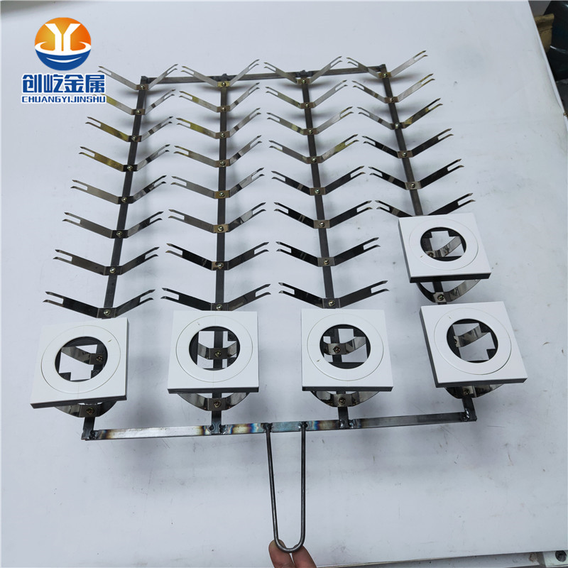 开关面板喷漆夹具固定网板 涂装线网块 400x600网盘加挂钩配CY174