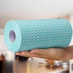 Lazy person one-time use dish cloth wiping cloth non-woven kitchen paper washable wet and dry two-use thick household supplies