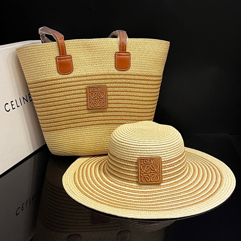2026 Cross-Border Summer Beach Sunshade Straw Hat Bag, Straw Woven Bag, Large Capacity Versatile Shoulder Tote Bag 2026 Cross-Border Summer Beach Sunshade Straw Hat Bag, Straw Woven Bag, Large Capacity Versatile Shoulder Tote Bag