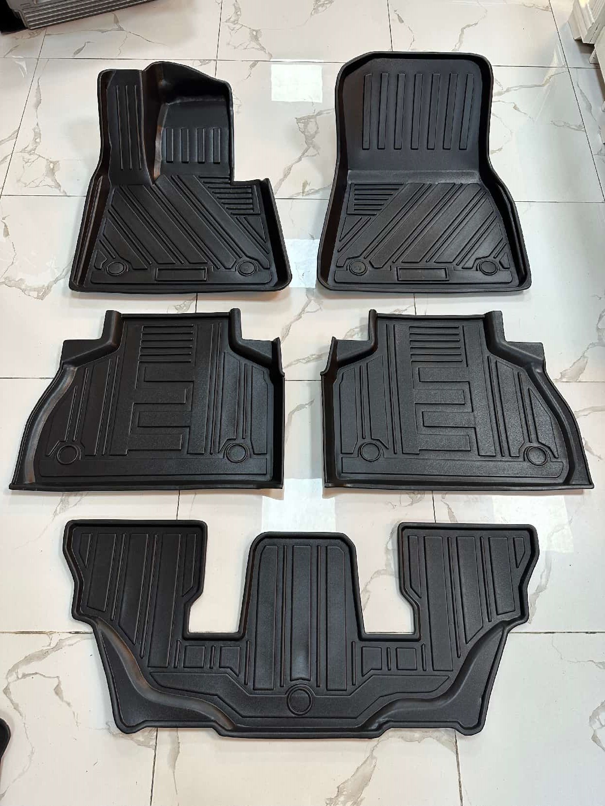 Suitable for 19-26 Models of Bmw X7 Six-Seater/Seven-Seater Cars, Special Car-Specific Waterproof Tpe Floor Mats