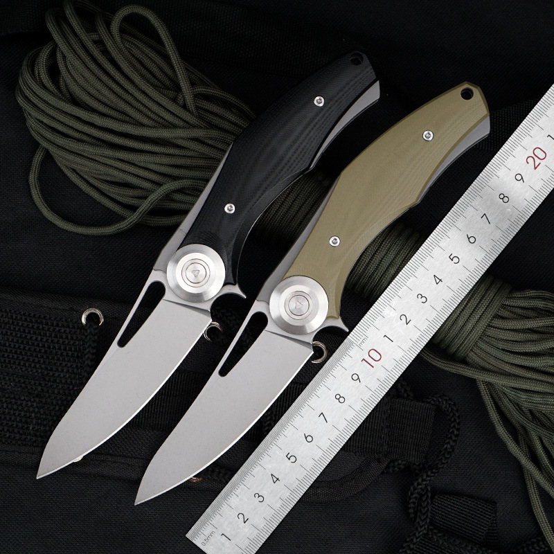 现货折叠刀D2小刀锋利高硬度折刀户外刀具随身背夹露营求生刀工厂