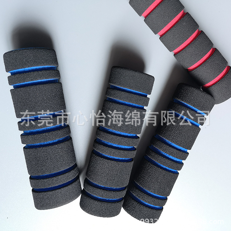 彩色橡塑海绵手把套 工具手柄像塑护套厂家NBR橡胶发泡套管