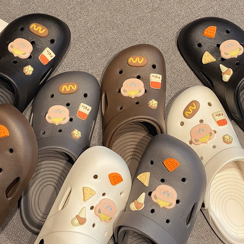 Новая пещерная обувь женская нескользящая летняя мода плоская подошва холодные тапочки на пляже дикие полы тапочки