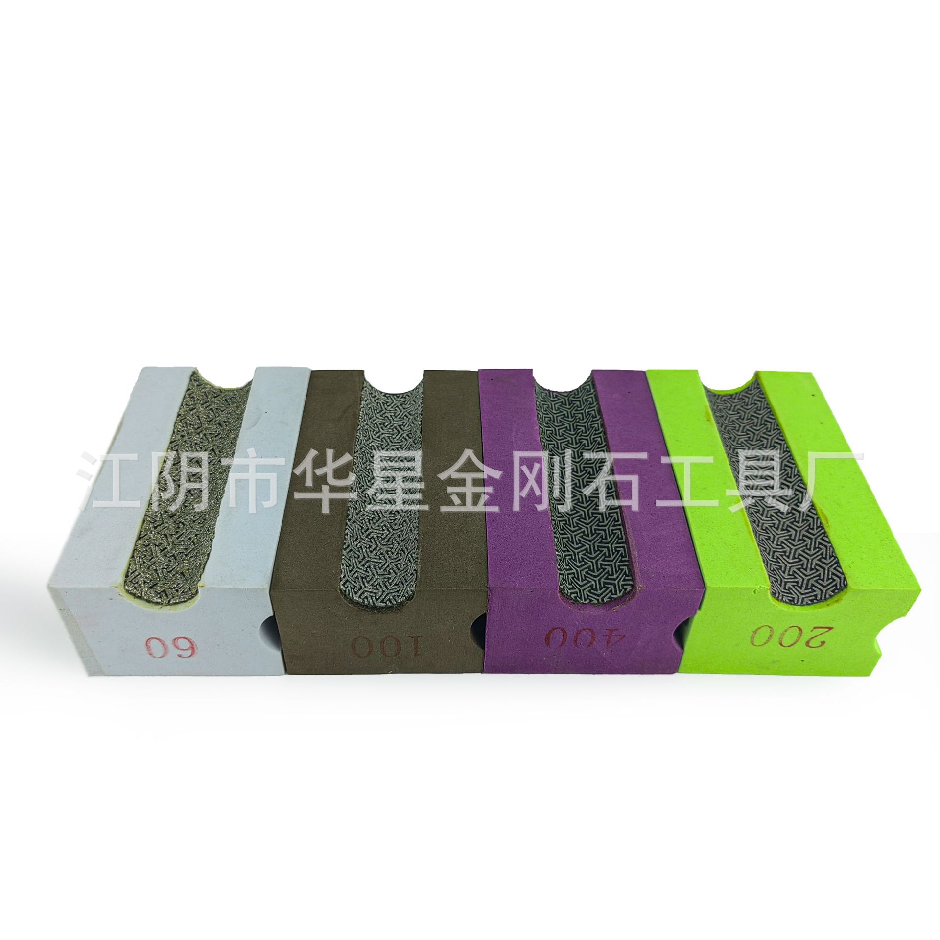 R20带弧度半圆曲面异形手擦片金刚石手工抛光曲面打磨片修边器