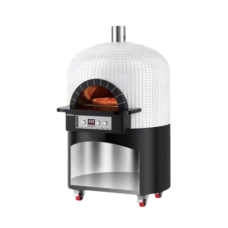 Horno de pizza de samurai negro de acero inoxidable de alta temperatura horno de gas eléctrico de alta temperatura para restaurantes occidentales comerciales