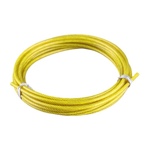 Bearing skipping rope steel wire spare rope 45g solid PVC fitness sports competition speed skipping rope 3m*2.5mm