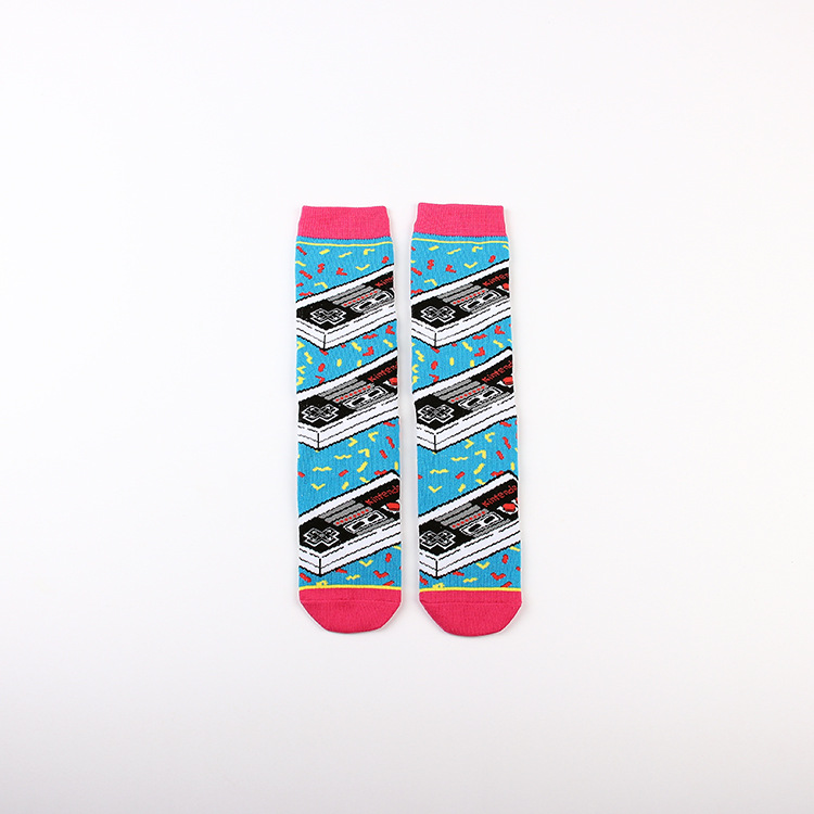 Dibujos animados de dibujos animados Calcetines de dibujos animados deportes casuales jacquard pareja de algodón de mujer calcetines de media pantorrilla calcetines de moda medias de hombre