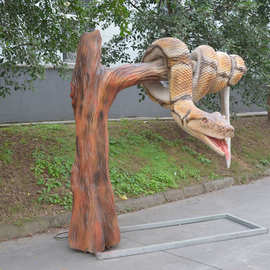 仿真动态蛇大型仿真恐龙动物模型景区公园厂家直销自贡恐龙厂家