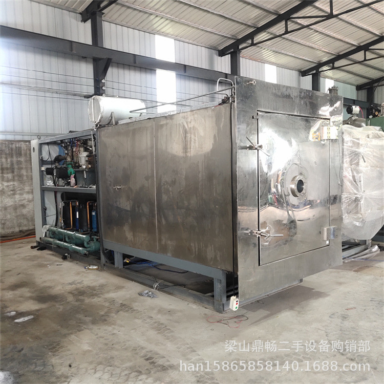 二手真空冷冻干燥机  10平方烘干箱 盘式真空干燥机