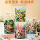 New cartoon self-sealing bag biscuit snowflake crisp packaging bag nougat candy self-standing bag zipper sealed bag wholesale