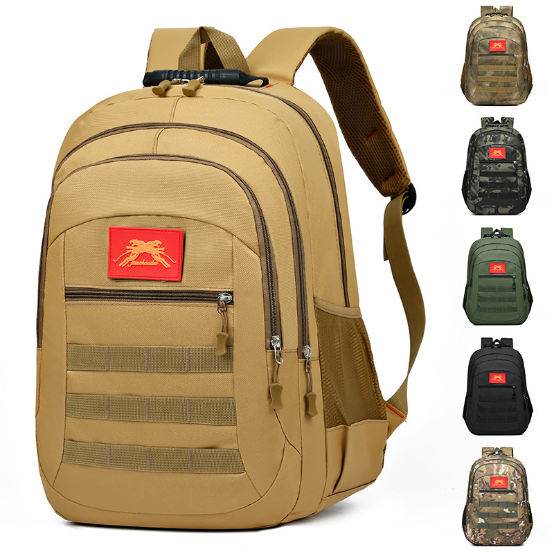 Mochila transfronteriza de camuflaje de gran capacidad Mochila táctica al aire libre Mochila simple para estudiantes universitarios Mochila de viaje de negocios