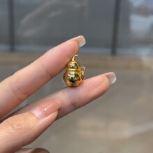 铜侧挂酒葫芦吊坠配件挂坠手链手串饰品文玩配饰