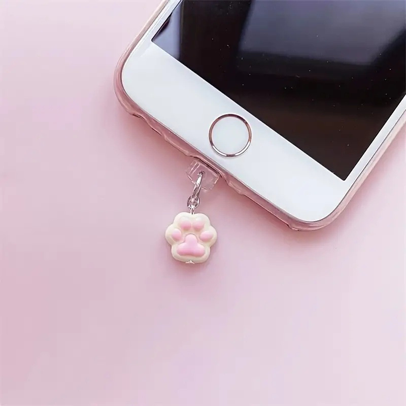 Mobile phone dust plug silicone cat claw dust plug is suitable for smart phones and headphone jack for/typ Mobile phone dust plug silicone cat claw dust plug is suitable for smart phones and headphone jack for/typ