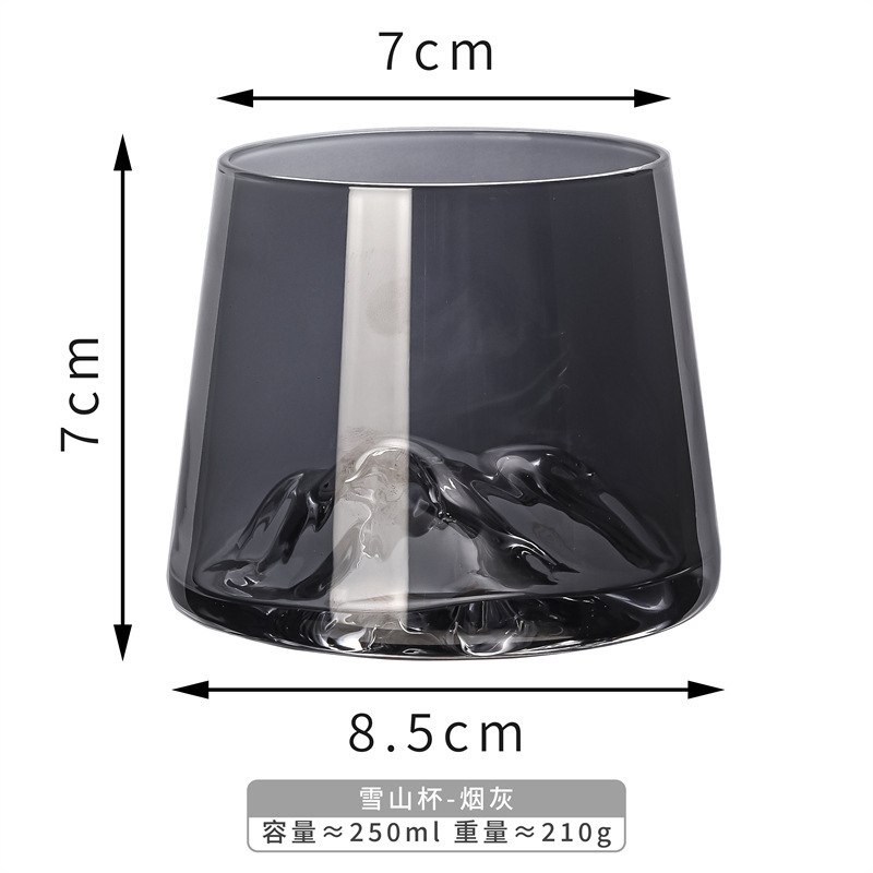 Taza de Fuji, taza de agua, taza de agua, taza de vino, taza de whisky, taza de vino extranjero