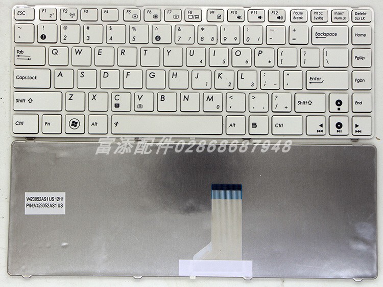 For Asus B43J P42J N82 P43S X84L X43E UL30 U31 U35J A42 keyboard