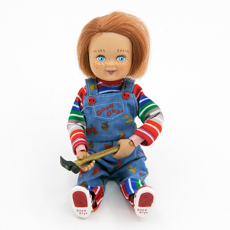 Ghost Baby Resurrection NECA Hand Blu-ray Edición limitada de tela de trasplante de cabello Chucky Chaqi Doll Model Toy Adornos