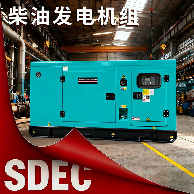 70KVA80KVA柴油发电机组上柴发动机佛山工厂户外施工防雨发电机