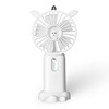 Handheld small cartoon air fan for elementary school students, new collection, digital display, Birthday gift