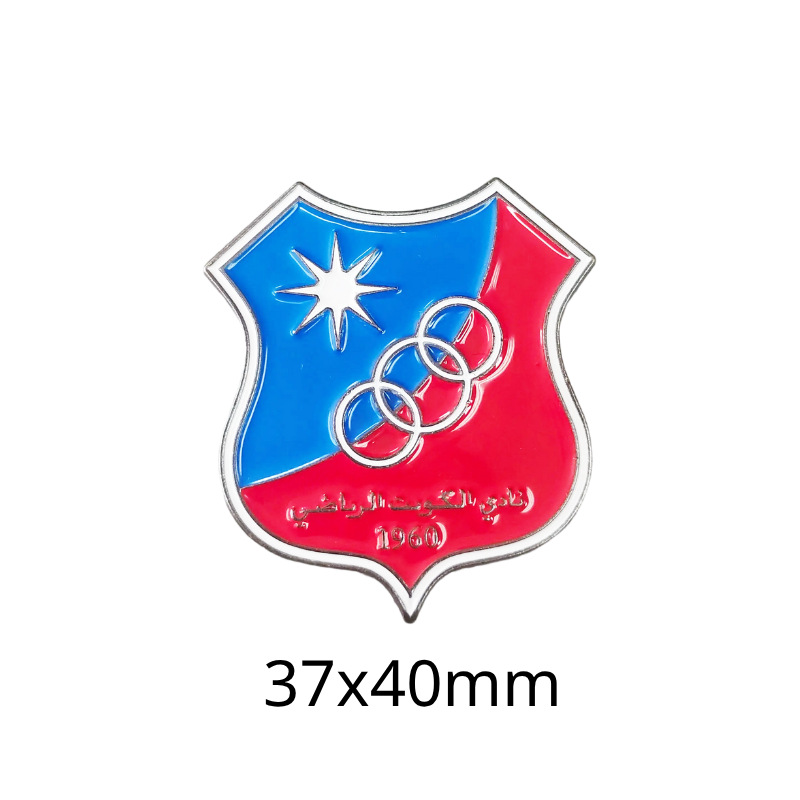 Insignias metálicas transfronterizas, pegatinas para teléfonos móviles, broches, Copa Mundial, Liga de Campeones, club de fútbol, insignias del Real Madrid, insignias del Liverpool al por mayor