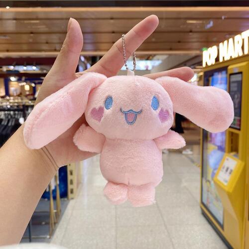 Factory wholesale exquisite plush toy rabbit fur osmanthus dog radish rabbit male figure pendant wedding celebration throwing claw machine doll