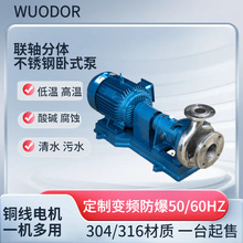 供应宏业50HYFX-22T不锈钢自吸泵2寸废水化工工业排污处理离心泵
