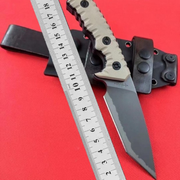 米勒兄弟 M27方头户外高硬度露营防身荒野求生战术多用刀