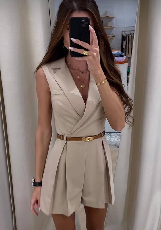 Polyester Fabric Type Rompers Pants Type Wholesale Women's Casual Simple Style Solid Color Daily