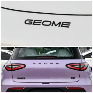 Geely Xingyue 25/26 modelləri üçün fərdiləşdirilmiş qara arxa stiker