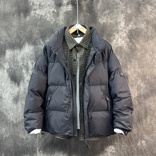 High Quality Lapel Thickeneded and Warm 2025 New down Jacket Men's Shirt Collar Fake Two-Piece Jacket Winter Clothes
