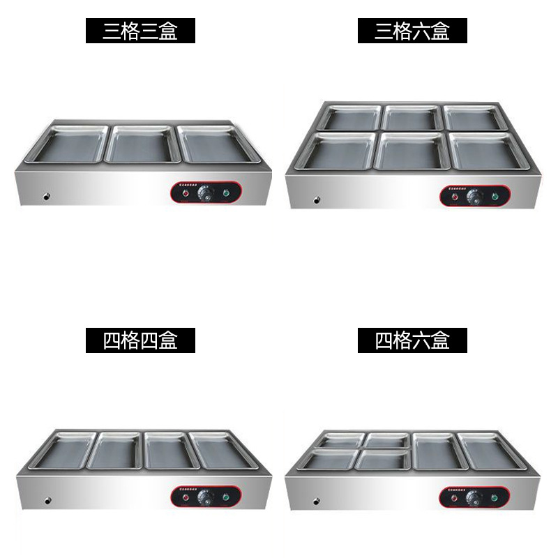 Light-Type Insulated Food Vending Station, Commercial Heated and Thickened Stainless Steel Insulated Station, Custom Desktop Insulated Food Vending Station