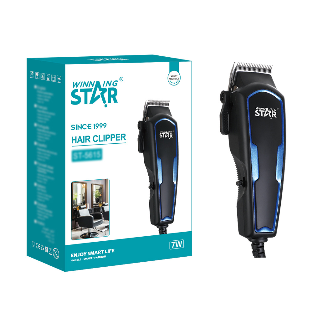 Estrella ganadora estándar británico estándar europeo Comercio exterior exclusivo carga cortapelos hogar portátil pelo Clipper traje