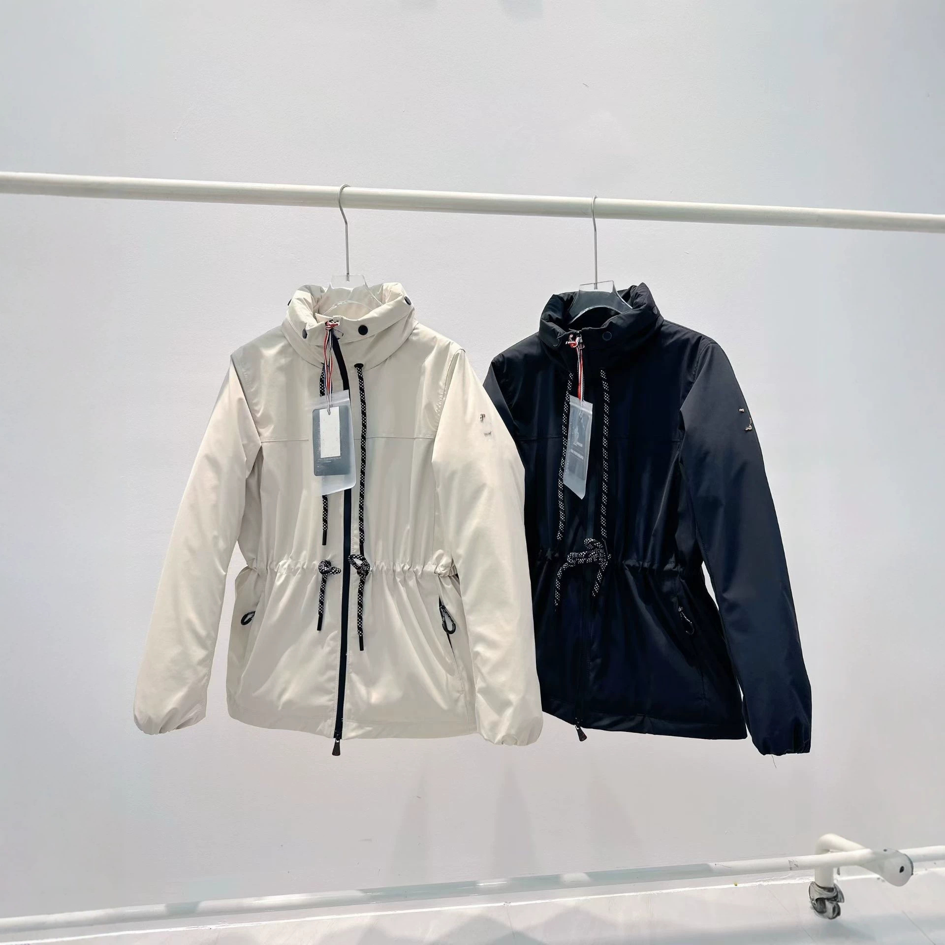 正确版原标现货M家26S女士户外系列双抽绳轻薄滑雪羽绒服夹克外套