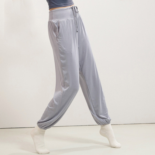 Carrot pants female dance modal loose harem art school practice modern dance body suit yoga large size bloomers
