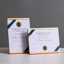 a4亚克力证照装裱展示框专利证书框实木立牌授权书荣誉证书相框架