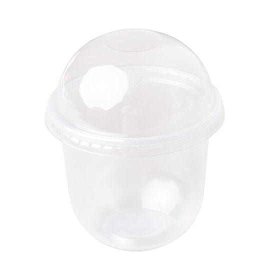 Food Grade Safety PP plastic cold drink fruit tea 360U-shaped Internet celebrity Bobo Cup PET coffee milk tea fat Cup