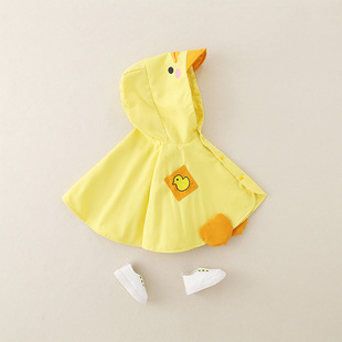 Baby's Hooded Cloak Spring Dress Newborn Baby's Cloak Outgoing Windproof Children's Outgoing Small Shawl Waterproof Cardigan
