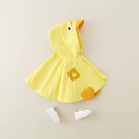 Baby с капюшоном плащ весенний наряд новорожденный ребенок плащ выходит из ветрозащитного ребенка маленький платок водонепроницаемый кардиган